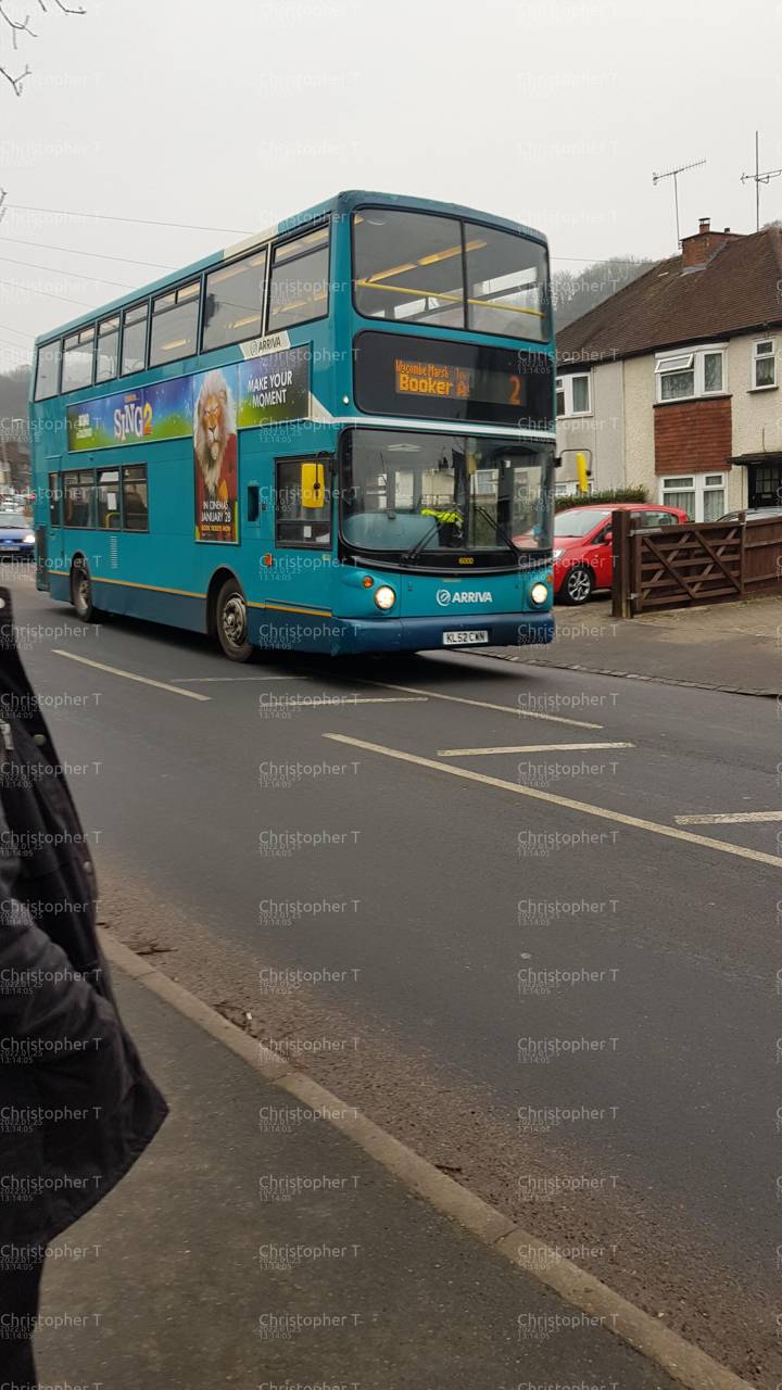 Image of Arriva Beds and Bucks vehicle 6000. Taken by Christopher T at 13.14.05 on 2022.01.25